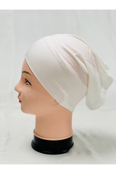 AWAM SILK Awam Silk Open Top Plain Combed Cotton Bonnet
