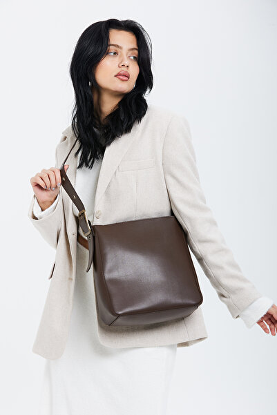 minebag Ζώνη Λεπτομερής Dante Γυναικεία τσάντα χιαστί καφέ