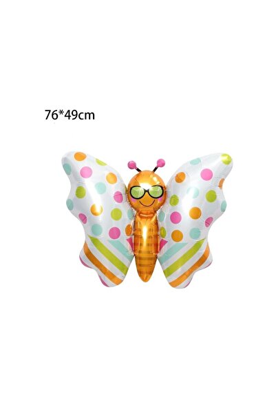 Bkmc بالون على شكل فراشة مع نظارات