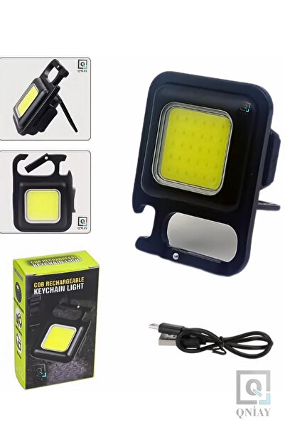 QNİAY Şarj Edilebilir 30 Ledli El Feneri Kamp Çadır Lambası Arazi Seyahat Taş...