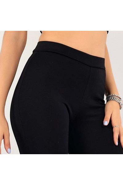 Gülfirik Tasarım Black Flexible and Durable Large Size Women's Steel Leggings