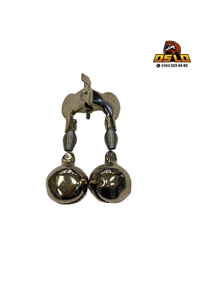 Oslo Mandallı Kamış Olta Balık Zili Çiftli Metal