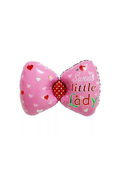 Bkmc Little Lady Bow Foil Balloon