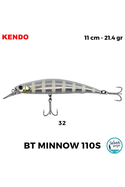 Kendo BT Minnow 110S 11cm 21.4gr Sahte Balık #32