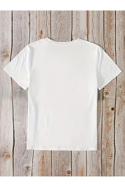 Revasser Unisex Γυναικείο/Ανδρικό BLESSED Πολύχρωμο, ειδικά εμπριμέ, χτενισμένο βαμβακερό μπλουζάκι
