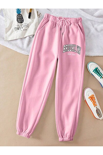 Tarzsokak Φούτερ Qutie Letter Graphic Gathered Waist