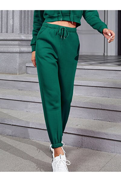 Drippy Solid Drawstring Waist Sweatpants