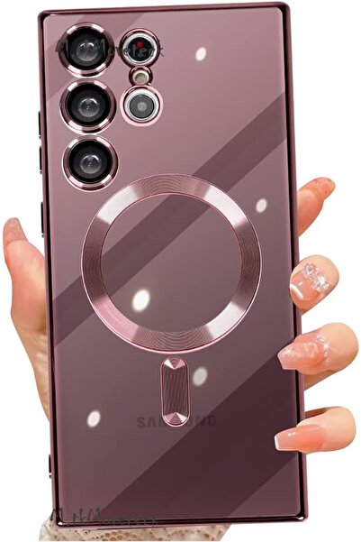 m.tk moveteck Samsung Galaxy S23 Ultra 5g Kılıf Magsafe Wirelles Şarj Destekl...