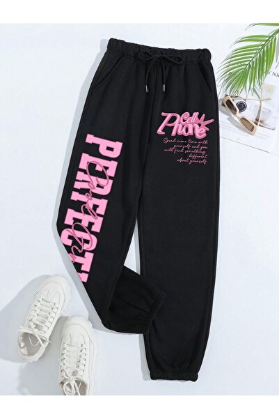 Tarzsokak Φούτερ με σλόγκαν και γραφικά σχέδια, με κορδόνι στη μέση