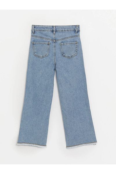 LC Waikiki LCW Kids Wide Leg Girls' Jeans Trousers