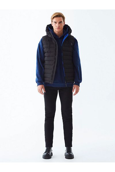 Ltb Hooded Inflatable Black Vest