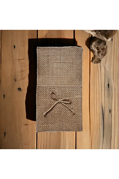 AHMERA طقم خدمة أمريكية مطبوعة من قماش الجوت تتسع لـ 6 أشخاص / عداء + 6 قطع. ...