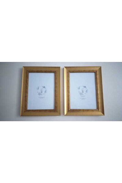 AS TİCARET 15*21 Size 3 Cm Thick Picture Frame in a Set of 2
