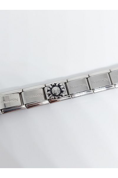 RoseCo00 Steel Italian Bracelet Charm