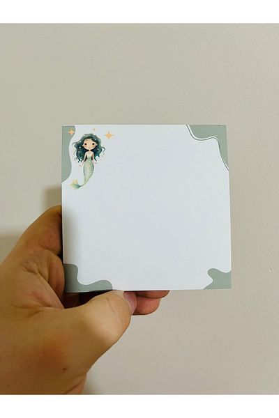 Cuppy Box Mermaid Memo Pad 30 Sheets Square