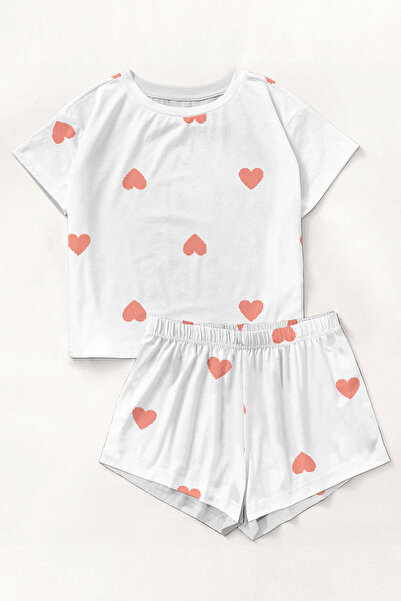 PEMBİŞ HOMEWEAR Short Sleeve Shorts Pajama Set DuffyDuck2 Supersoft Basic Sin...