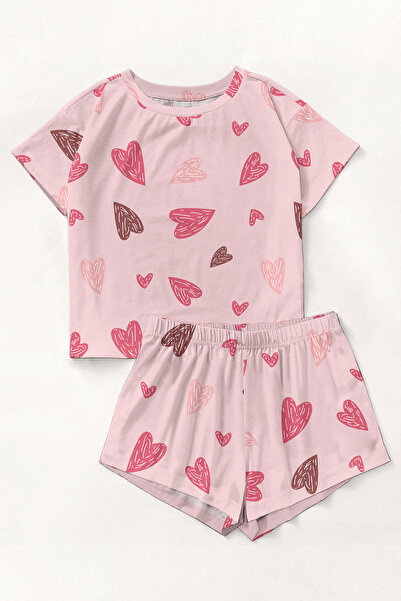 PEMBİŞ HOMEWEAR Σετ πιτζάμες με κοντομάνικο σορτς Sweet12 Supersoft Basic Sin...