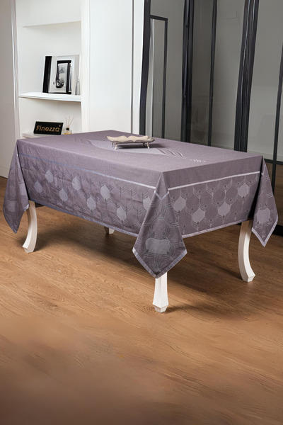 Finezza Aslı Luksuzna žakard polikotonska tkanina dimljena Stolnjak 160x220 c...