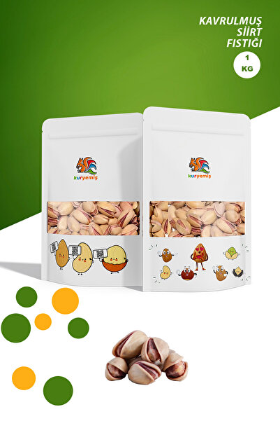 KURYEMİŞ Kavrulmuş Tuzlu Siirt Fıstığı ( 1 KG )
