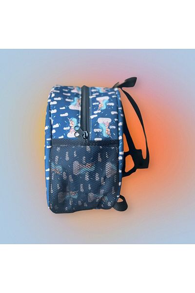 Kokopatik Unicorn Clouds Pattern Medium Size Nursery Bag