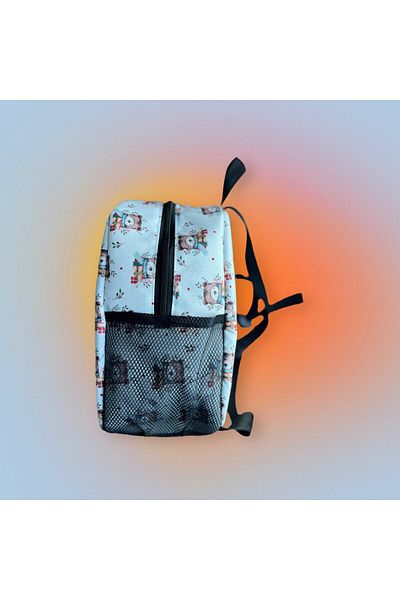 Kokopatik Floral Winter Bear Pattern Medium Size Nursery Bag
