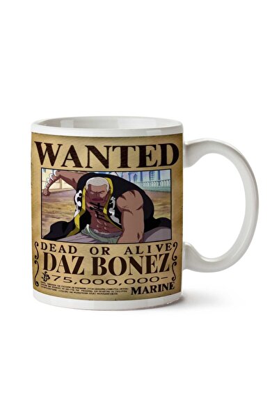 ART HEDİYE كوب مطبوع على الجانبين من Wanted Daz Bonez Anime Wanted