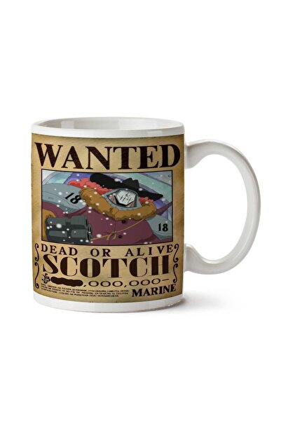 ART HEDİYE كوب مطبوع على الجانبين من Wanted Scotch Anime Wanted