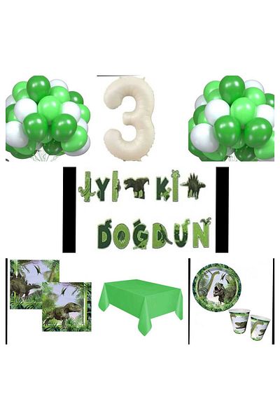 Mini Parti MINI PARTY STORE ΣΕΤ ΠΑΡΤΥ ΔΑΙΝΟΣ Άγριο Τζουρασικό