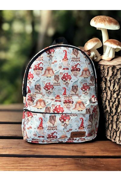 Kokopatik Dwarf Garden Patterned Backpack