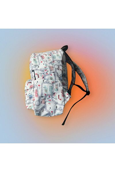 Kokopatik Big Adventure Traffic Patterned Backpack