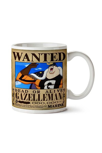 ART HEDİYE كوب مطبوع على الجانبين من Wanted Gazelleman Anime Wanted