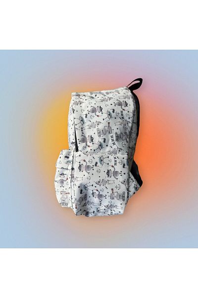Kokopatik Pirate Robots Patterned Backpack