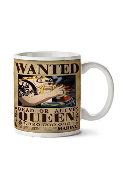ART HEDİYE كوب مطبوع عليه وجهين من Wanted Queen Anime Wanted