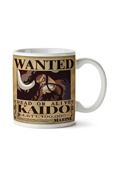 ART HEDİYE Wanted Kaido Anime Wanted كوب مطبوع على الجانبين