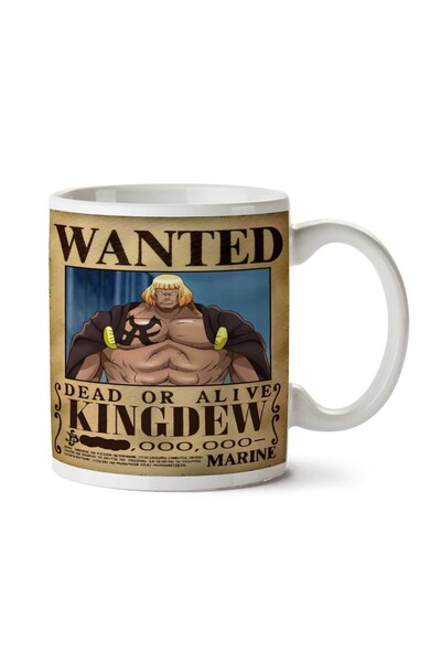 ART HEDİYE كوب مطبوع عليه وجهين من Wanted Kingdew Anime Wanted