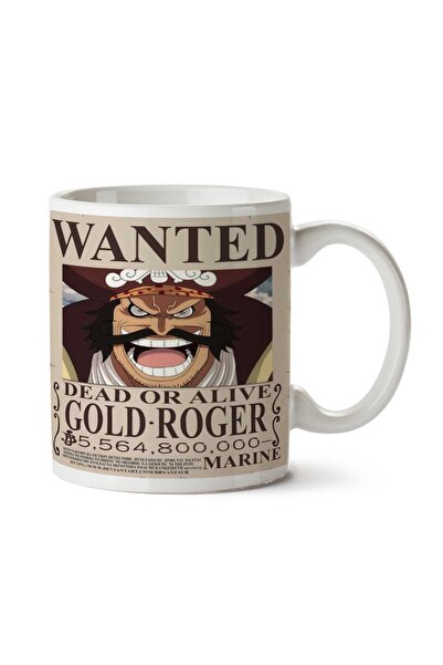 ART HEDİYE كوب مطبوع على الجانبين من Wanted Gold Roger Anime Wanted