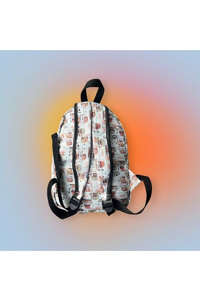 Kokopatik Patterned Backpack Above the Clouds