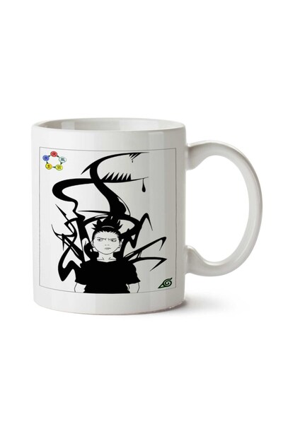 ART HEDİYE SHIKAMARU - كوب ناروتو مطبوع على الجانبين