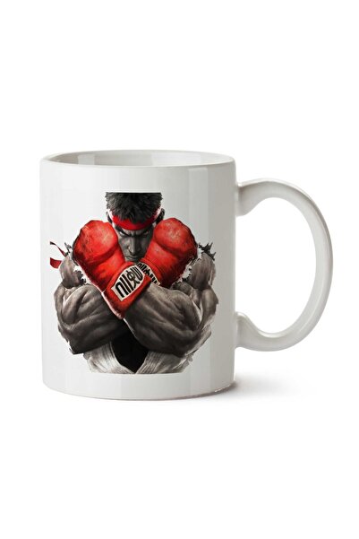 ART HEDİYE كوب RYU Ryu Street Fighter مطبوع على الجانبين