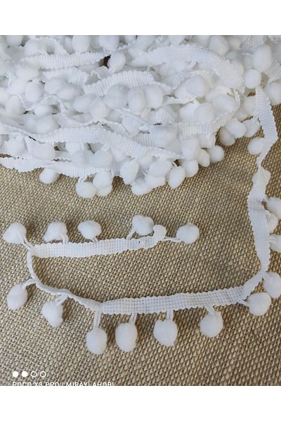 miraylahobi Ribbon Pompom 5 Meters – Guipure – Guipure – Guipure