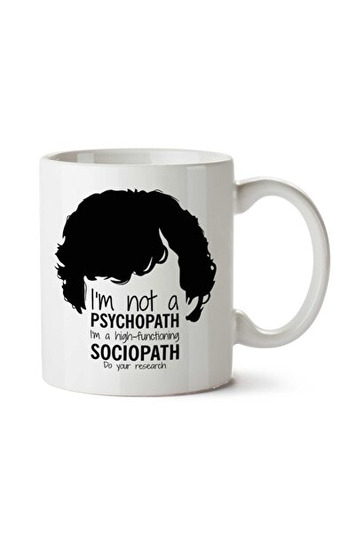 ART HEDİYE كوب شيرلوك هولمز عالي الوظائف مطبوع على الجانبين