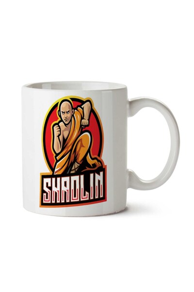 ART HEDİYE كوب شاولين مطبوع على الجانبين