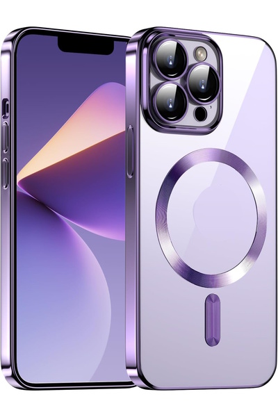 m.tk moveteck İphone 11 Pro Max Kılıf Magsafe Wirelles Şarj Destekli Parlak R...