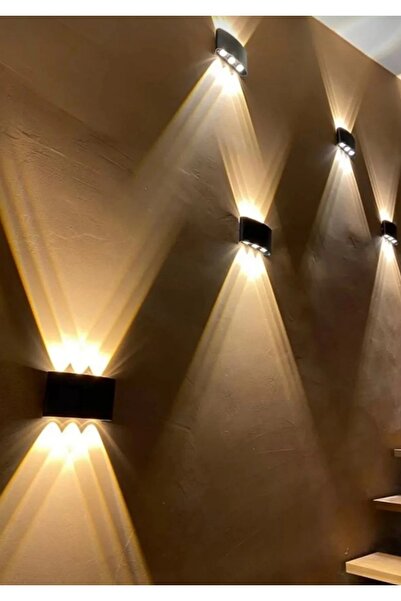 Genel Markalar Modern Dekoratif Çift Yönlü Duvar Aydınlatma Led Aplik Günışığı