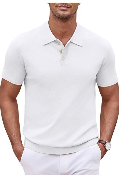 youknitwear you Πλεκτό μπλουζάκι Maicon Polo με λαιμόκοψη