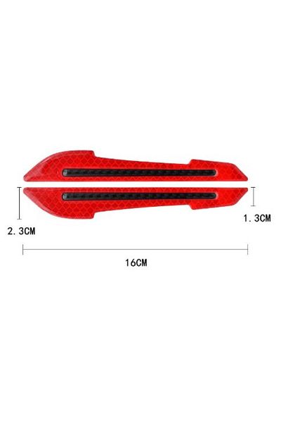 Derdo Club Store 2 Pieces Car Protector Reflective Rearview Strip - Compatible with All Vehicles