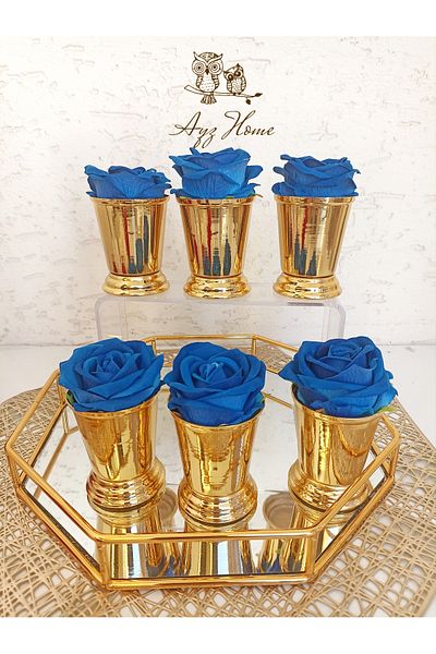 AYZ HOME ROSE BUCKET / COFFEE PRESENTATION ROSE BUCKET - 6 PIECES