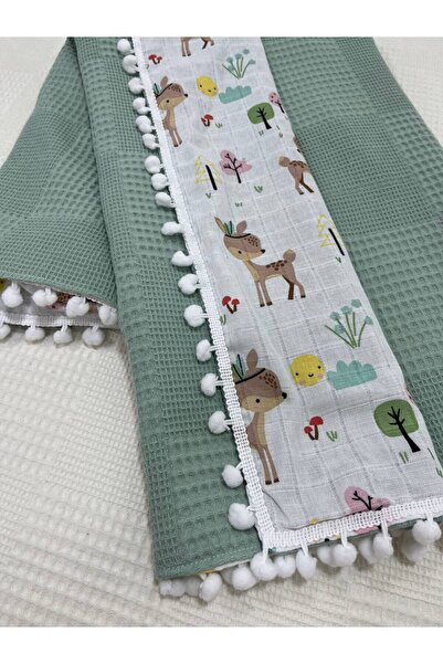 BUSEBABYHOME بطانية أطفال متعددة الأغراض مصنوعة من قماش الموسلين، بيكيه وبوم ...