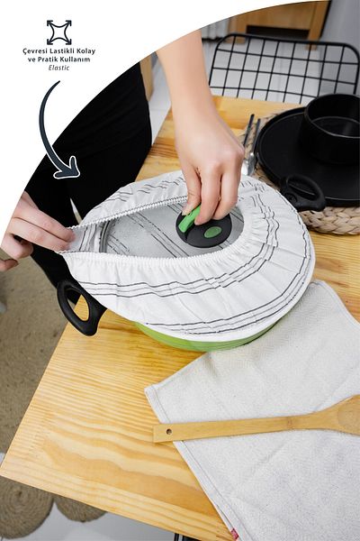 Morlay 3 Pieces Stylish and Practical Brewing: Rice Brewing Cover, Pot Lid Cap
