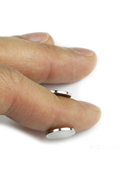 Dünya Magnet Yuvarlak Neodyum Mıknatıs (10 Mm X 1 Mm ), Güçlü Magnet, 10 Adet
